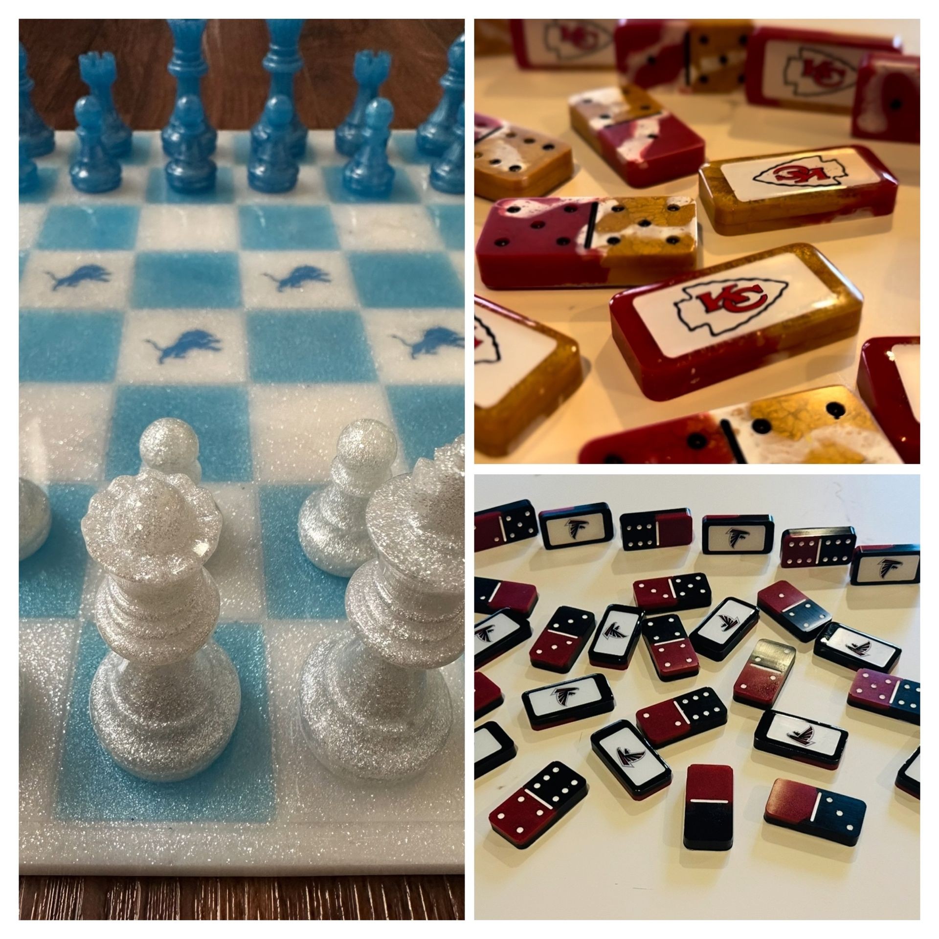 Personalized Resin Trays & Games