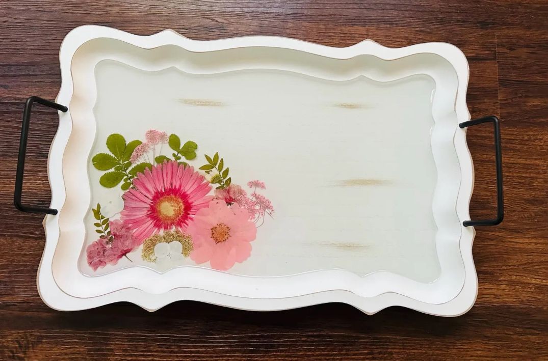 Resin Flower Tray